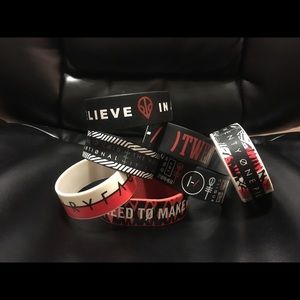 Twenty one pilots wrist bands